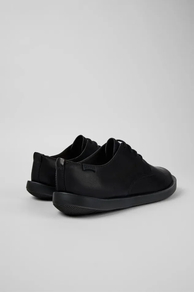 Formal Shoes Men Camper Wagon Black Leather Blucher