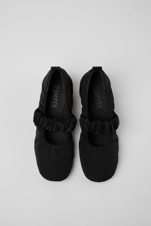 Formal Shoes Women Camper Niki Black Recycled PET Shoe Formal Shoes Women Camper Niki Black Recycled PET Shoe