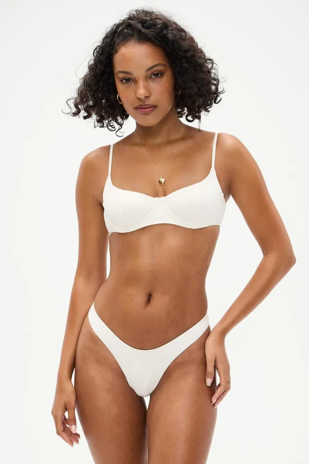 Frankies Bikinis Bikinis Women Cola Underwire Bikini Top Sunrose