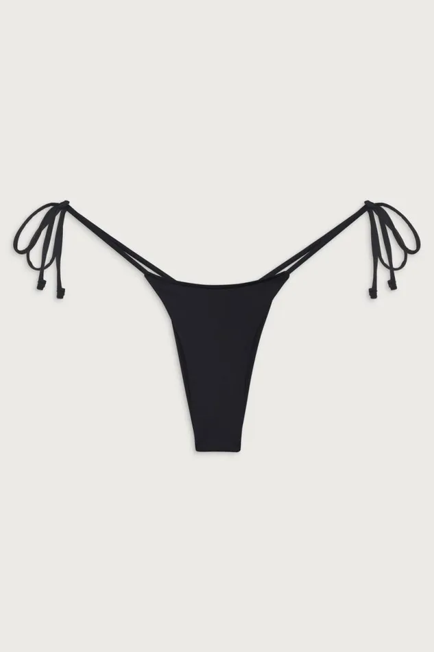 Frankies Bikinis Bikinis Women Divine Skimpy Bikini Bottom Black