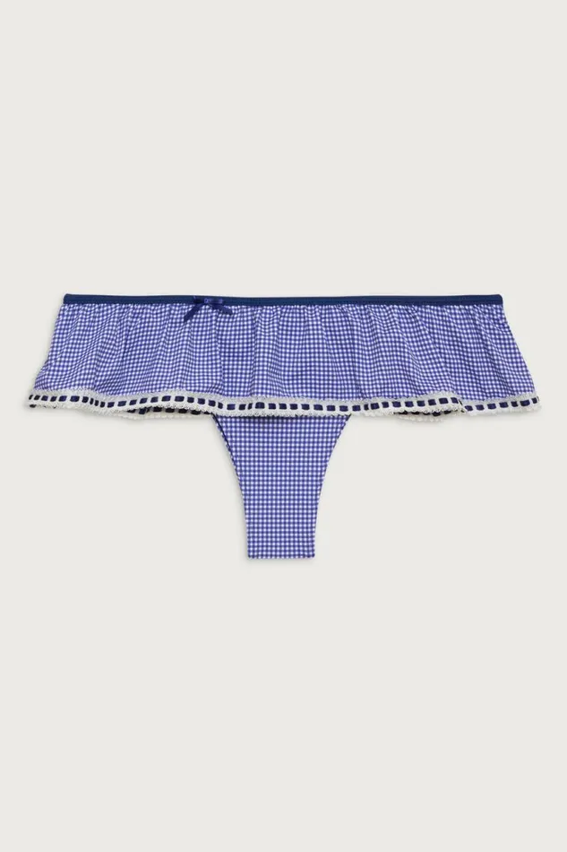 Frankies Bikinis Bikinis Women Mercer Swim Skirt Sailor Gingham