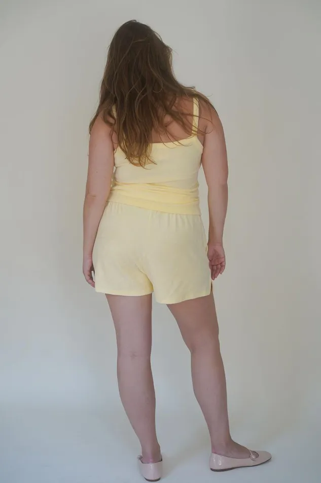 Frankies Bikinis Bottoms Women X DJERF AVENUE Terry Shorts Baby Sun