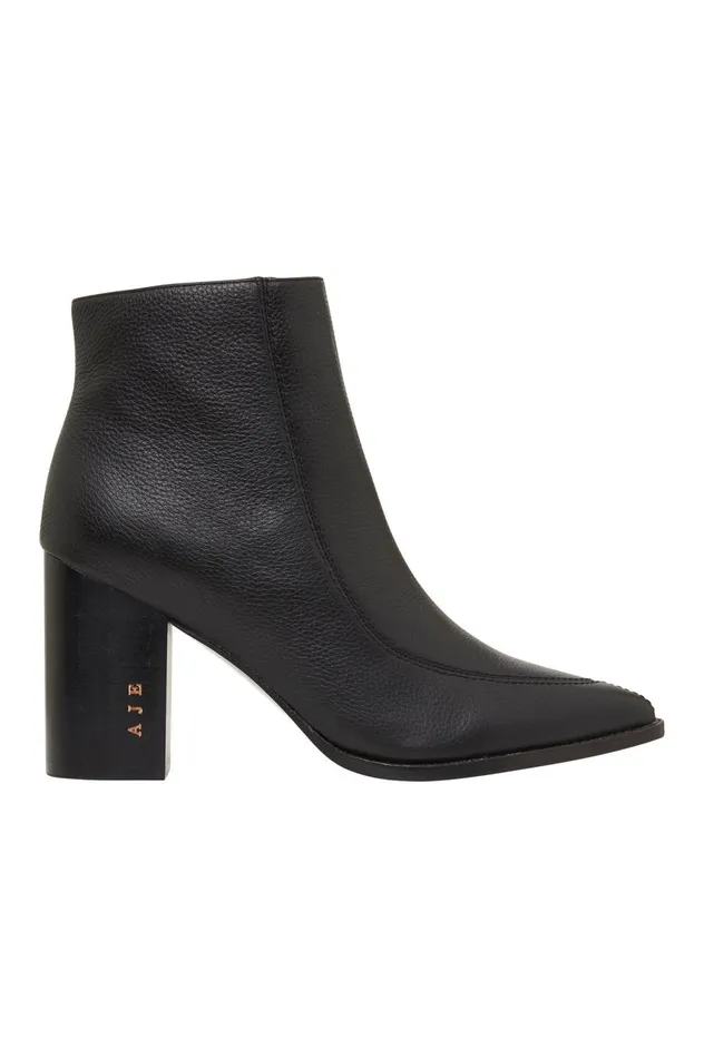 Freedom Ankle Boot Black Women Aje Shoes