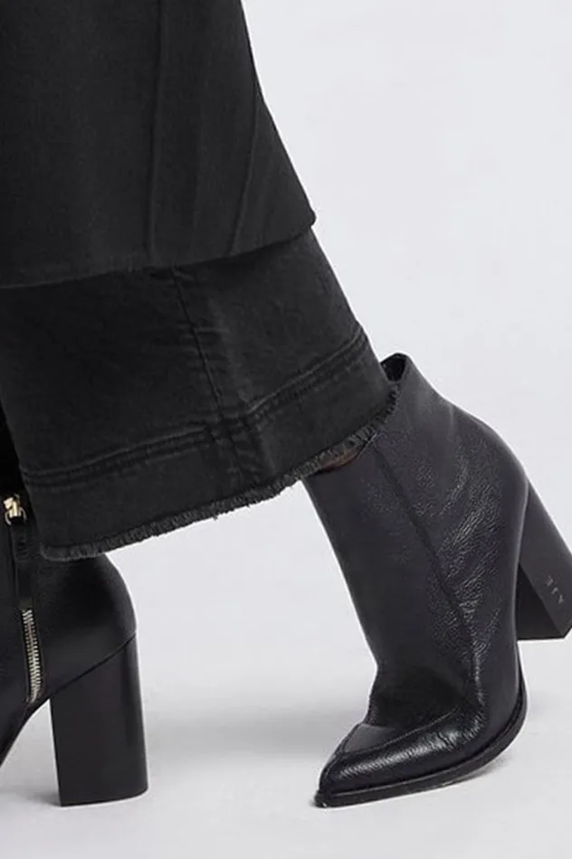 Freedom Ankle Boot Black Women Aje Shoes
