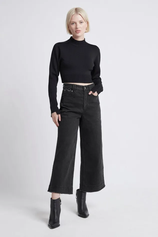 Freedom Ankle Boot Black Women Aje Shoes