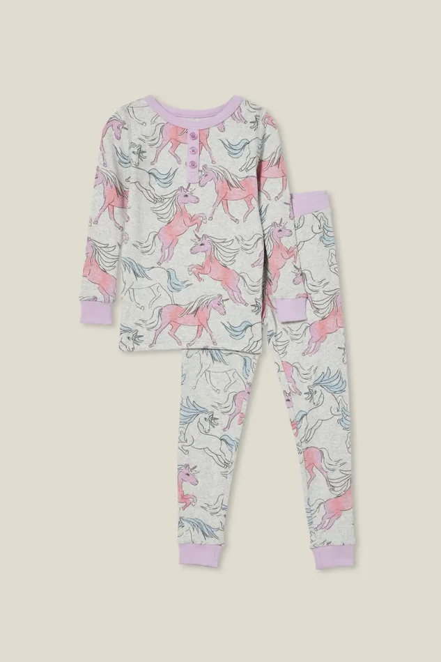 Girls 214Boys 214 Sleepwear Cotton On Mila Long Sleeve Pyjama Set Oatmeal Marlebreezy Unicorn Girls 214Boys 214 Sleepwear Cotton On Mila Long Sleeve Pyjama Set Oatmeal Marlebreezy Unicorn