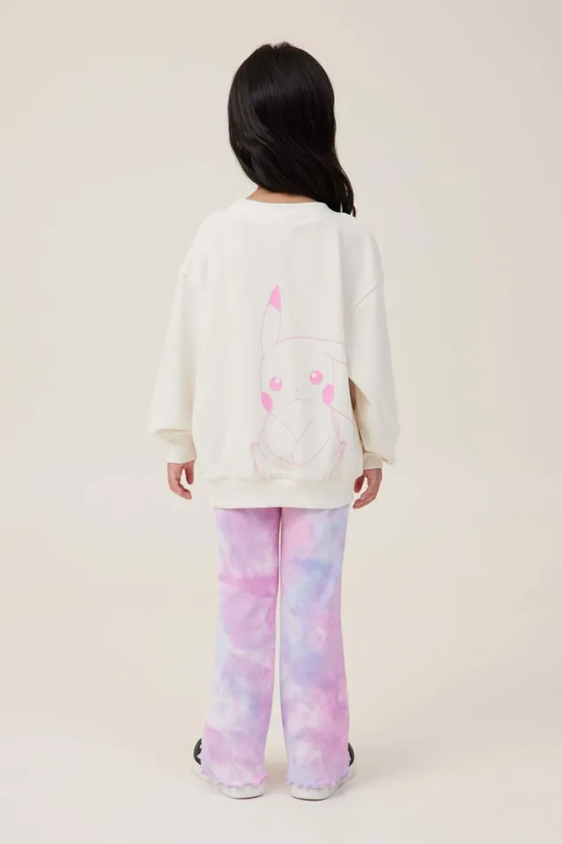 Girls 214 Leggings Pants and Jeans Cotton On Frankie Flare Pant Lilac Droprainbow Tie Dye