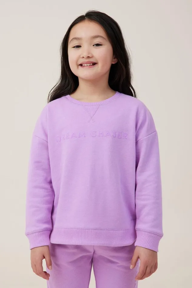 Girls 214 Sweatshirts and Sweatpants Cotton On Dora Scoop Fleece Crew Lavender Dreamsdream Chaser Girls 214 Sweatshirts and Sweatpants Cotton On Dora Scoop Fleece Crew Lavender Dreamsdream Chaser