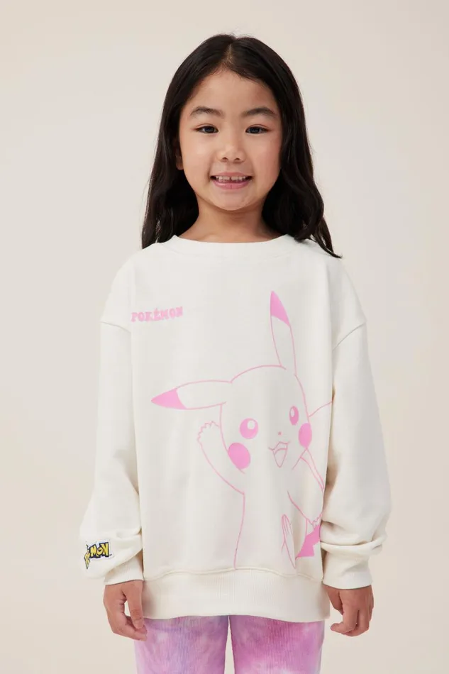 Girls 214 Sweatshirts and Sweatpants Cotton On License Dusty Fleece Crew Neck Lcn Pok Pokemondark Vanilla Girls 214 Sweatshirts and Sweatpants Cotton On License Dusty Fleece Crew Neck Lcn Pok Pokemondark Vanilla