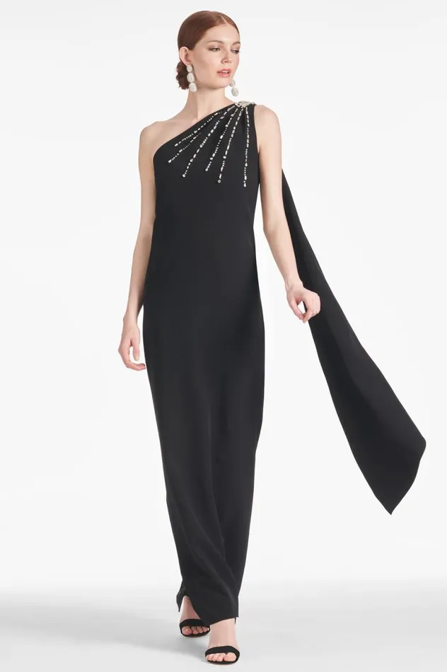 Glamorous Women Sachin and Babi Leslie Gown 8211 Black