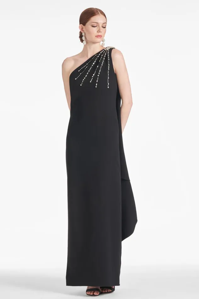 Glamorous Women Sachin and Babi Leslie Gown 8211 Black