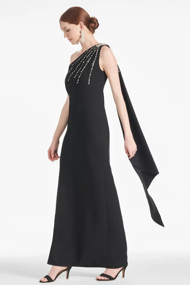 Glamorous Women Sachin and Babi Leslie Gown 8211 Black