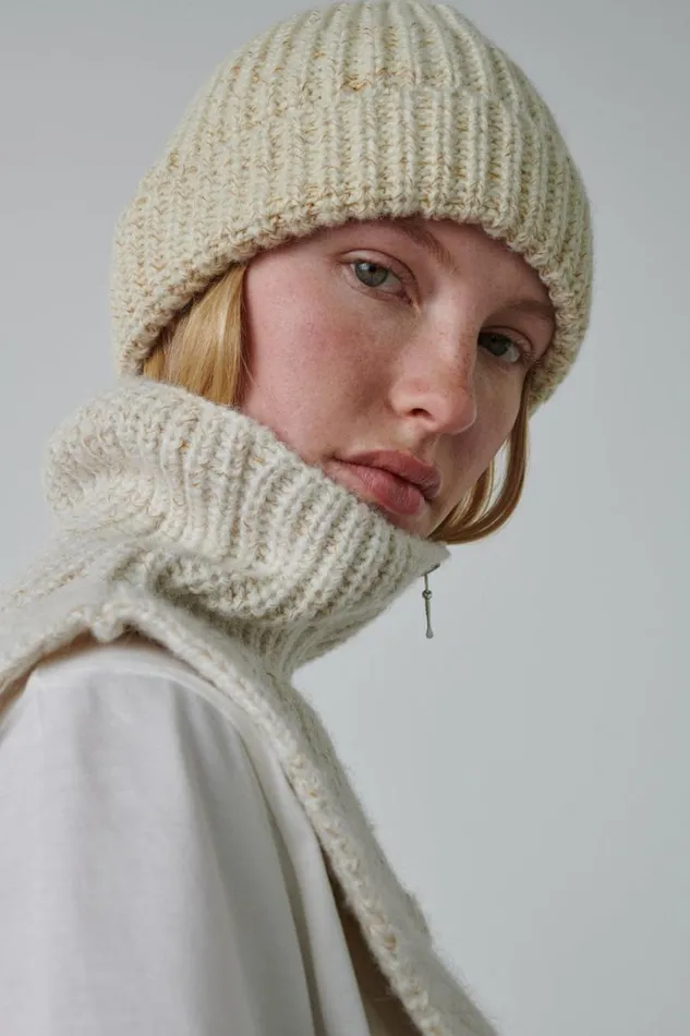 Gloves and Beanies Women Soeur WIZARD BEANIE Offwhite