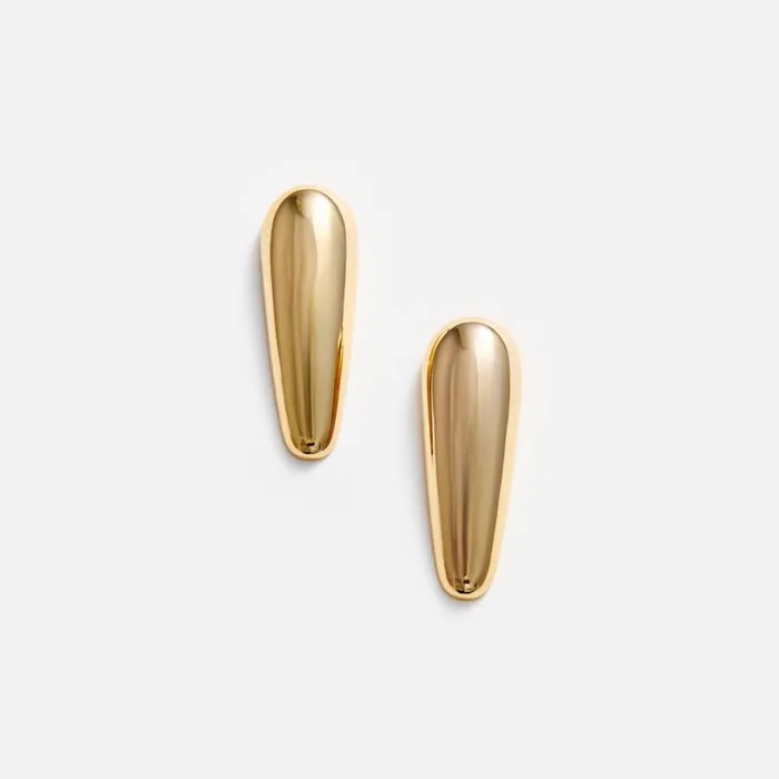 Gold Bar Earrings Women Self Portrait Jewellery