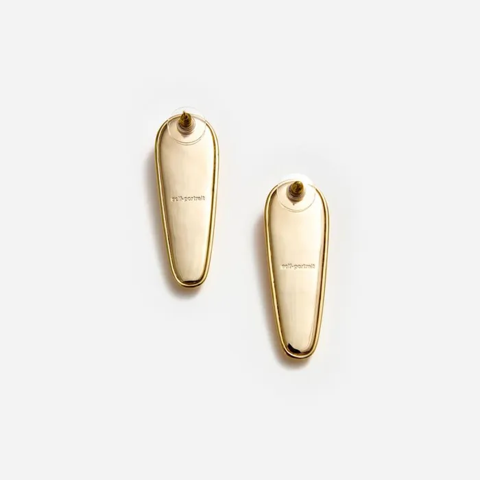 Gold Bar Earrings Women Self Portrait Jewellery Gold Bar Earrings Women Self Portrait Jewellery