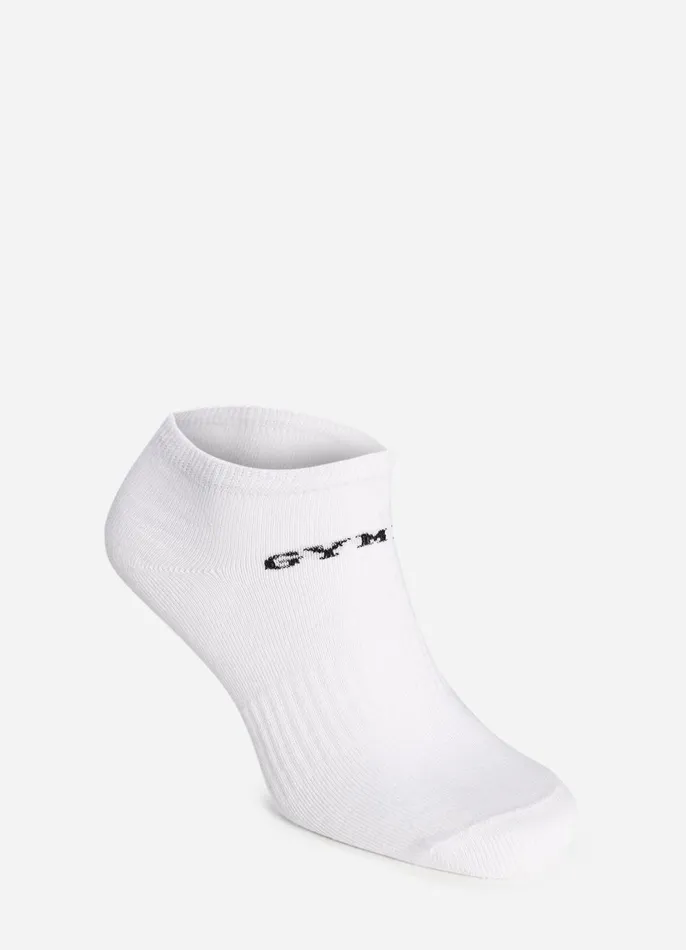 Gym King Accessories Men Motion Liner Socks 3pk 8211 White