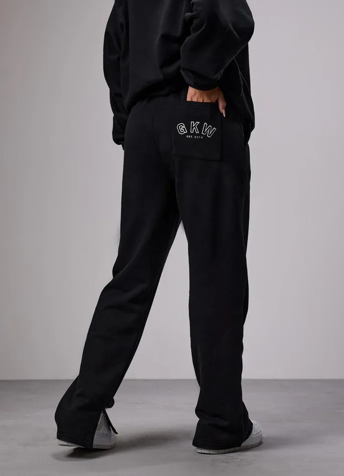 Gym King CoOrds Women GKW Sports Luxe Straight Leg Jogger 8211 Black