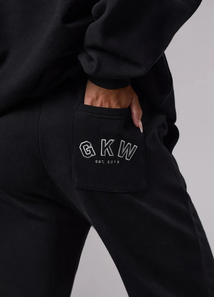 Gym King CoOrds Women GKW Sports Luxe Straight Leg Jogger 8211 Black