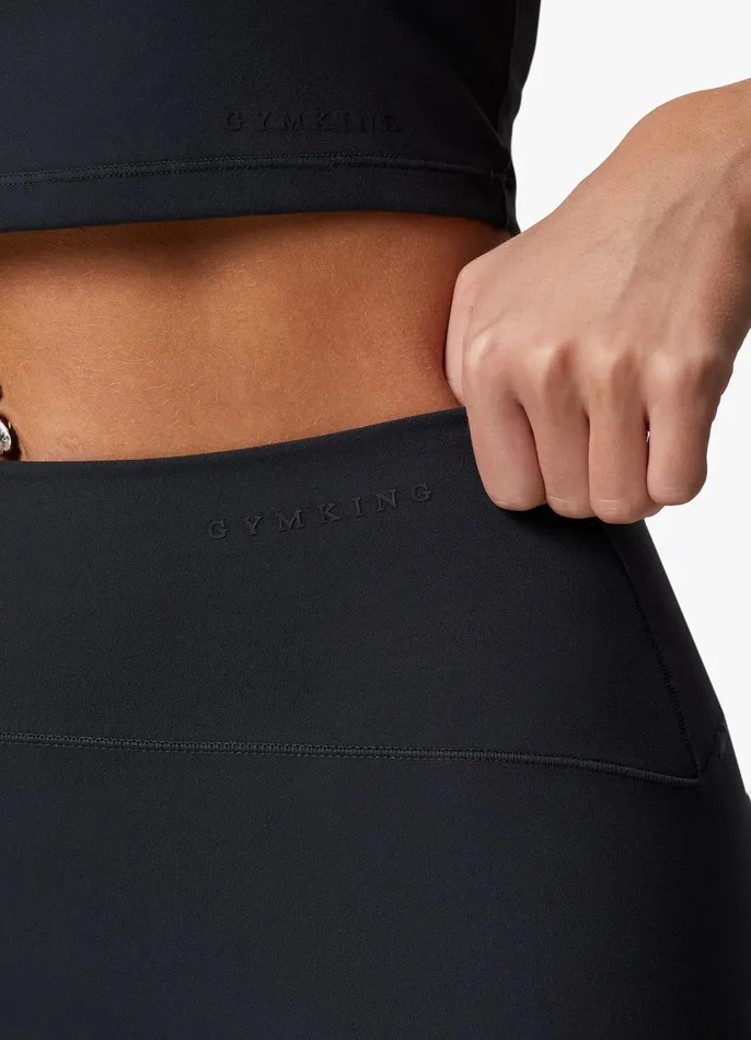 Gym King CoOrds Women Peach Luxe Legging 8211 Pewter Luxe