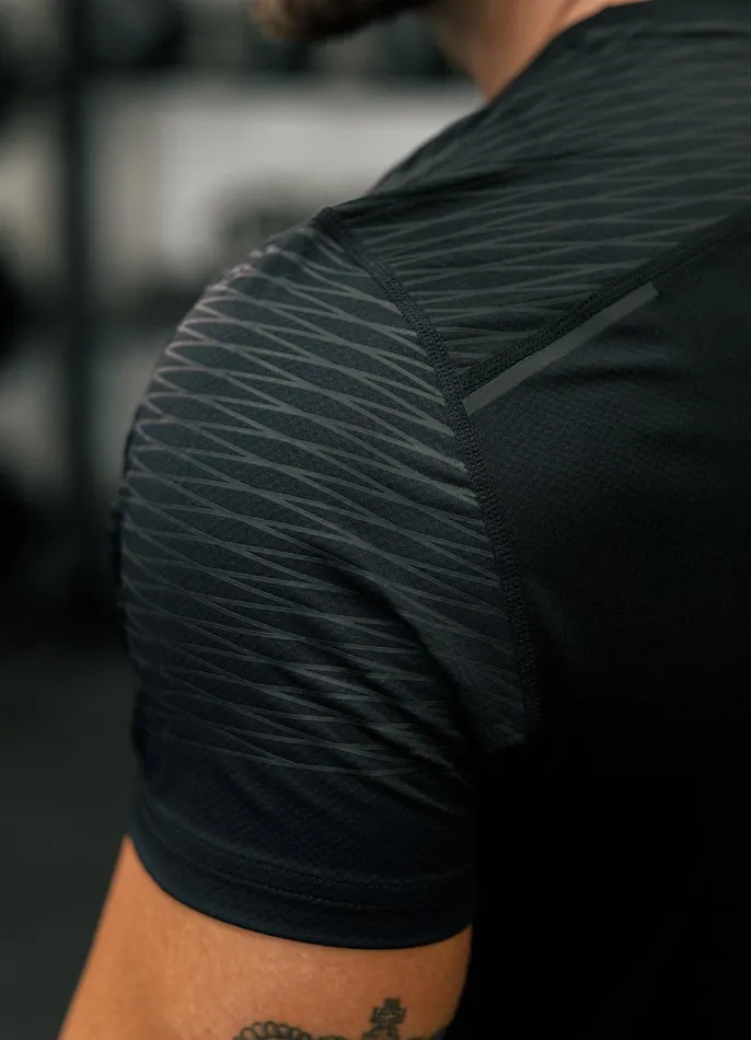 Gym King Gymwear Men Divergent Tee 8211 Black