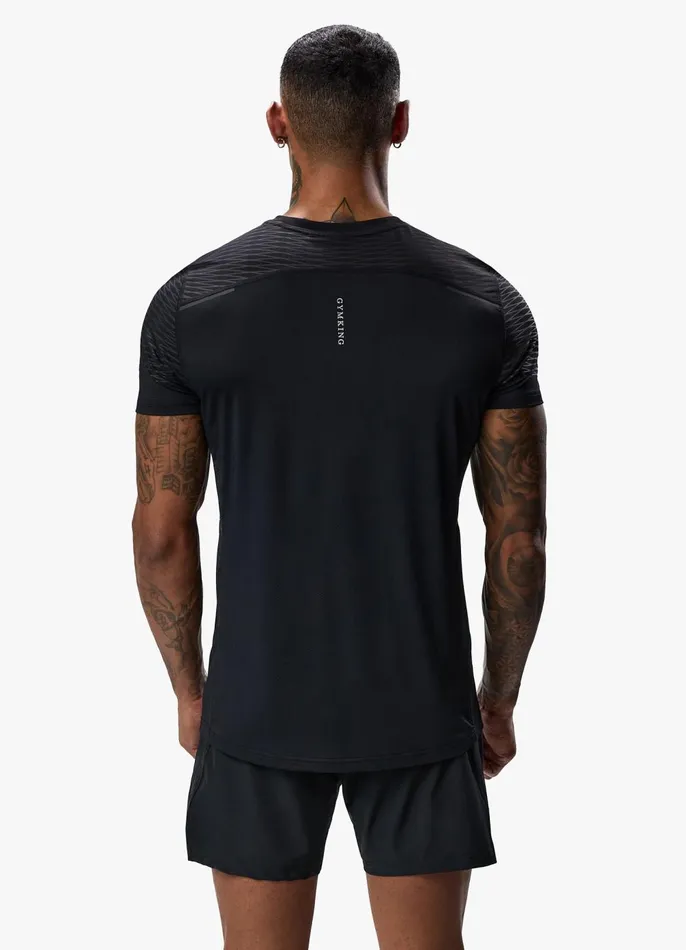 Gym King Gymwear Men Divergent Tee 8211 Black
