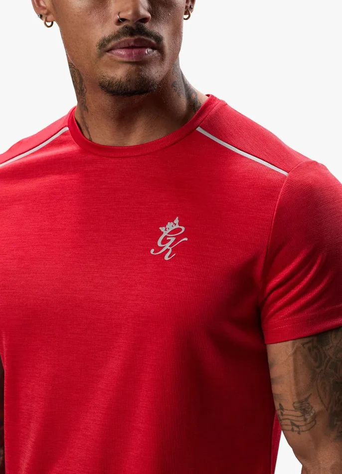 Gym King Gymwear Men Element Tee 8211 Pepper Red Marl