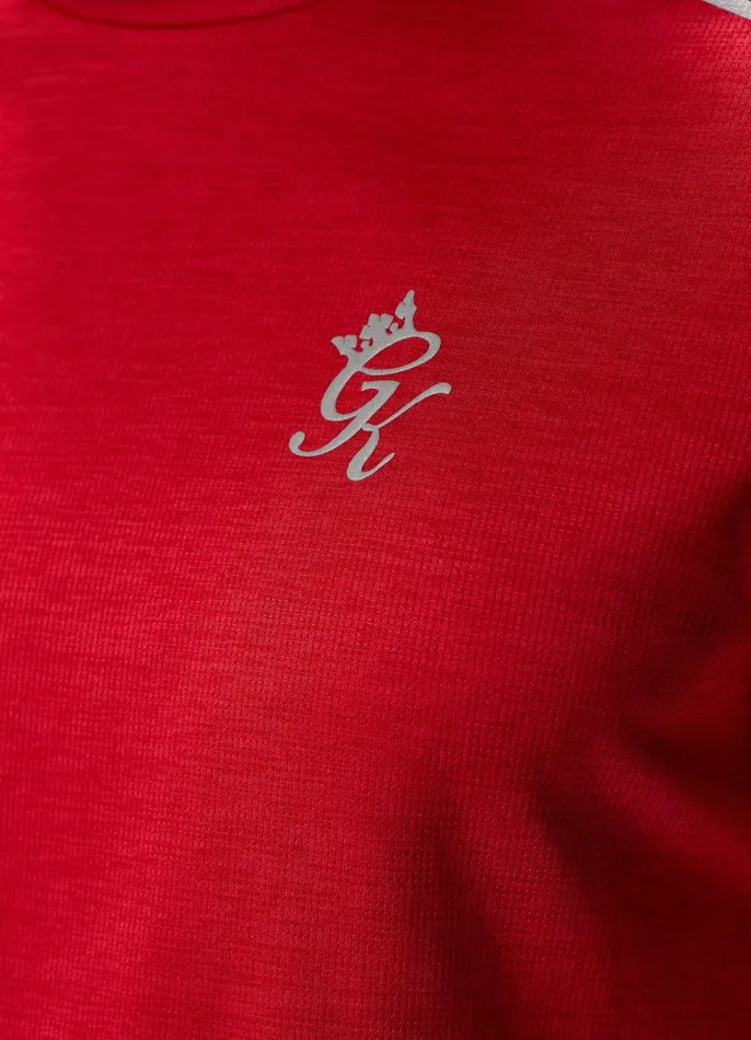 Gym King Gymwear Men Element Tee 8211 Pepper Red Marl