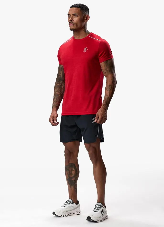 Gym King Gymwear Men Element Tee 8211 Pepper Red Marl