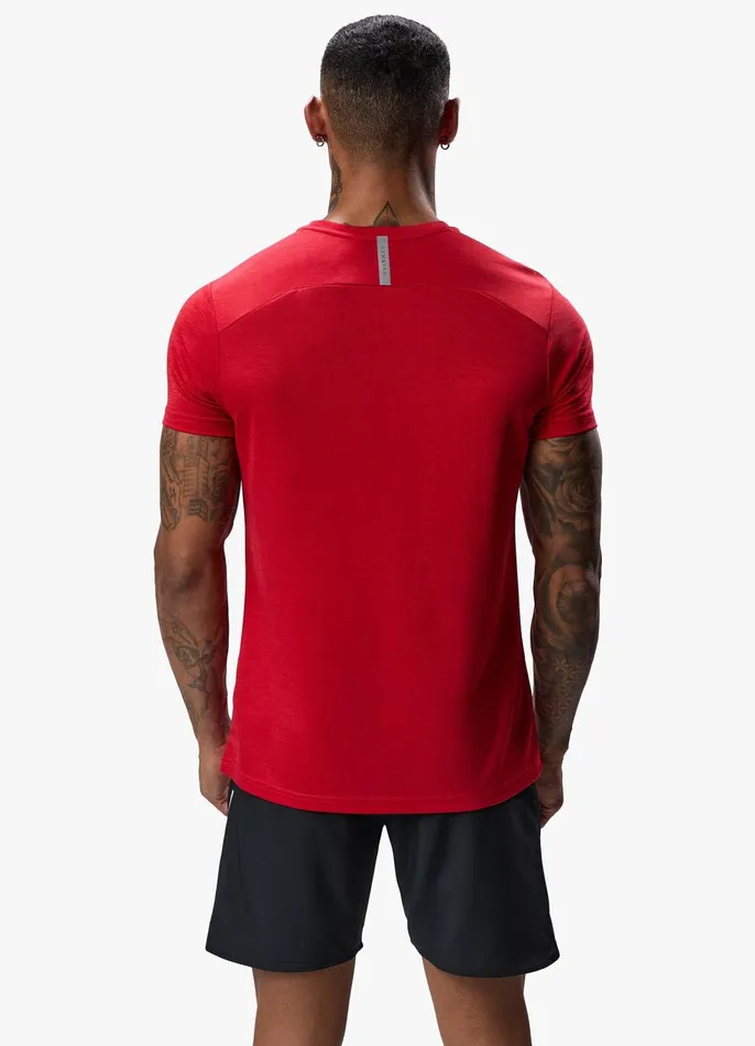 Gym King Gymwear Men Element Tee 8211 Pepper Red Marl