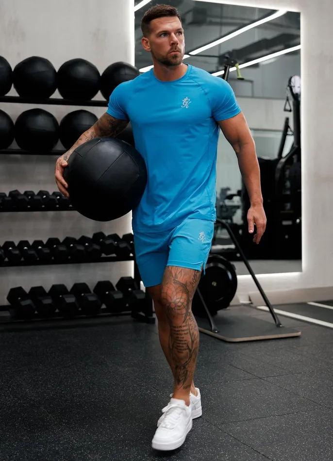 Gym King Gymwear Men Energy 6034 Short 8211 Ocean Blue