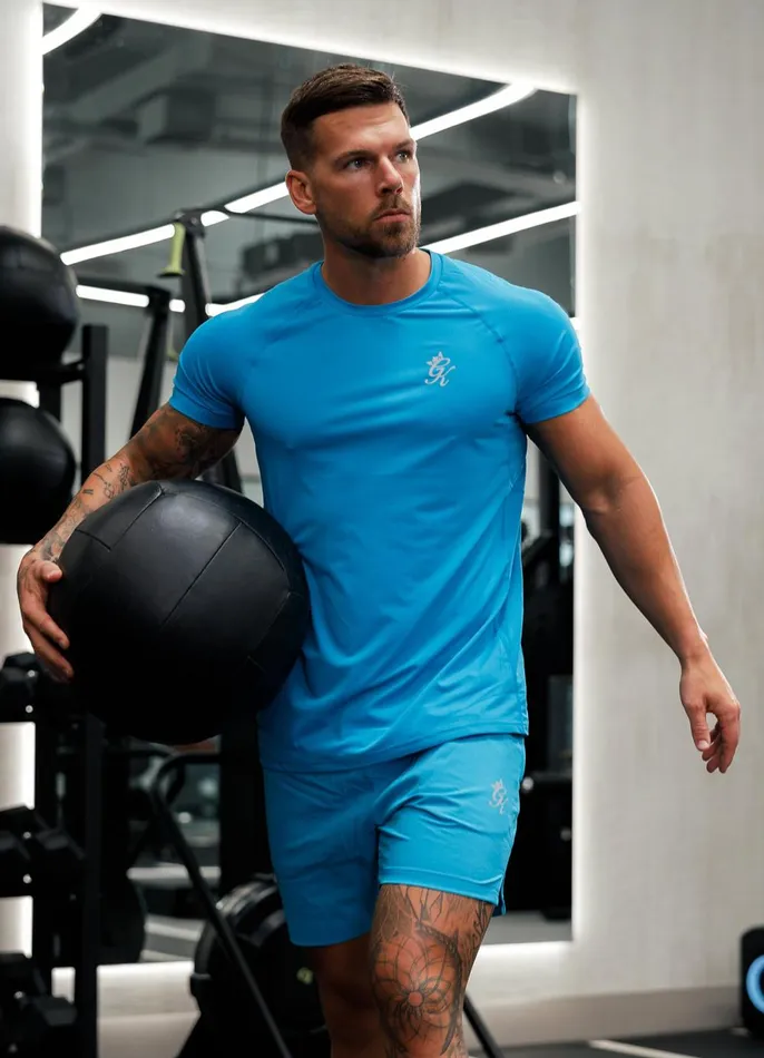 Gym King Gymwear Men Energy 6034 Short 8211 Ocean Blue