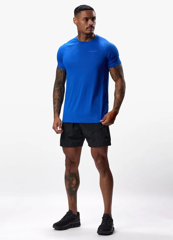 Gym King Gymwear Men Energy Linear Tee 8211 Royal Blue