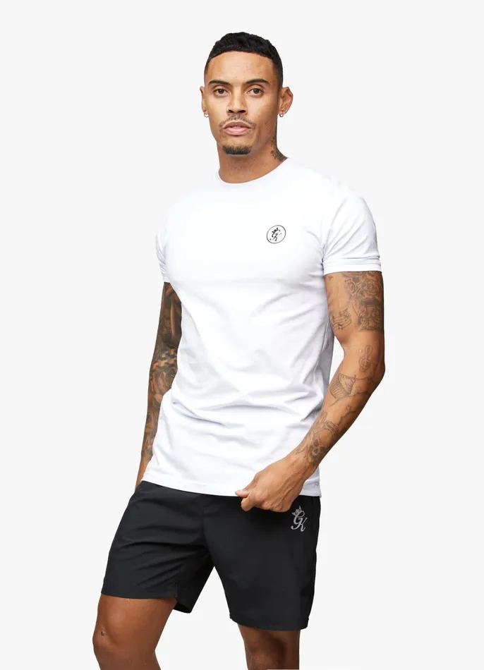 Gym King Gymwear Men Nothing Beats Belief Tee 8211 White