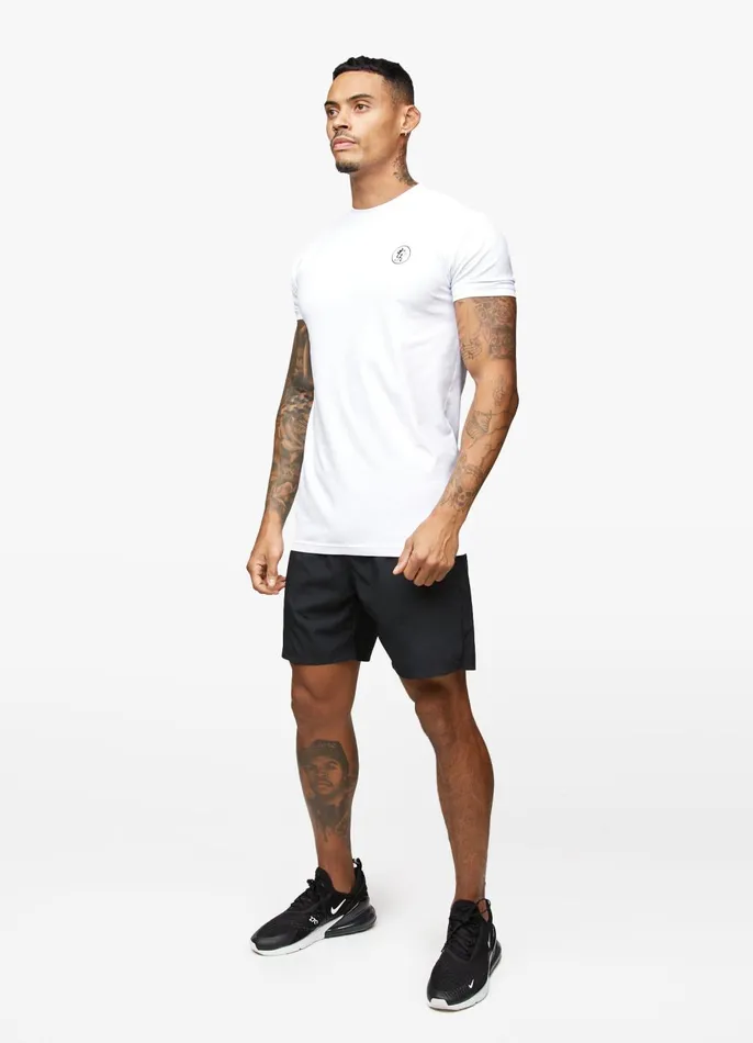 Gym King Gymwear Men Nothing Beats Belief Tee 8211 White