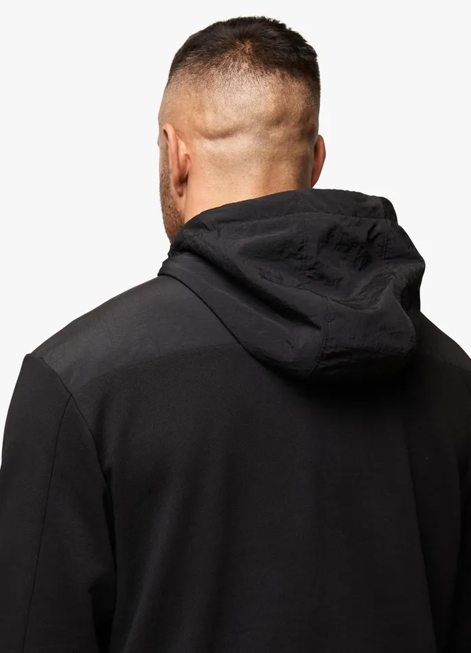 Gym King Outerwear Men Eclipse 14 Zip Overhead Jacket 8211 Black