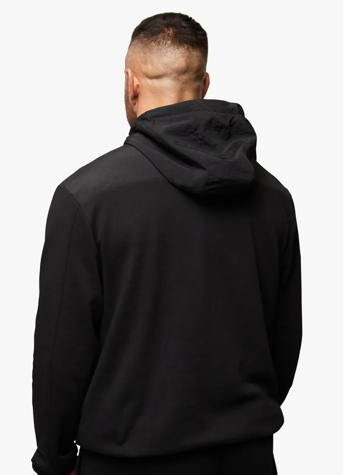 Gym King Outerwear Men Eclipse 14 Zip Overhead Jacket 8211 Black
