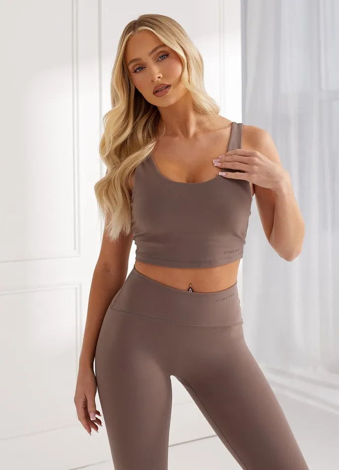 Gym King Sports Bras Women Peach Luxe Tank 8211 Praline Luxe