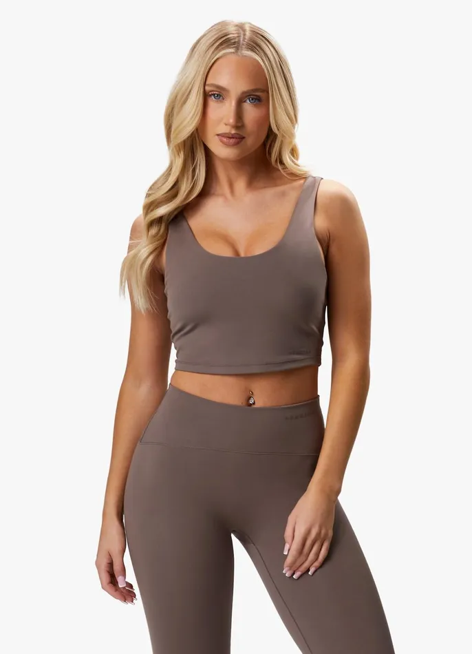 Gym King Sports Bras Women Peach Luxe Tank 8211 Praline Luxe