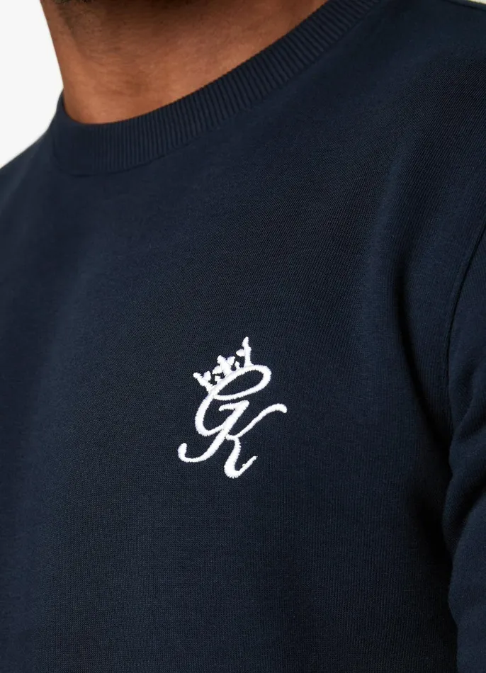 Gym King Sweatshirts and Hoodies Men Fundamental Fleece Crew 8211 Navy