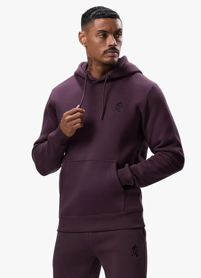 Gym King Sweatshirts and Hoodies Men Fundamental Hood 8211 Deep Plum