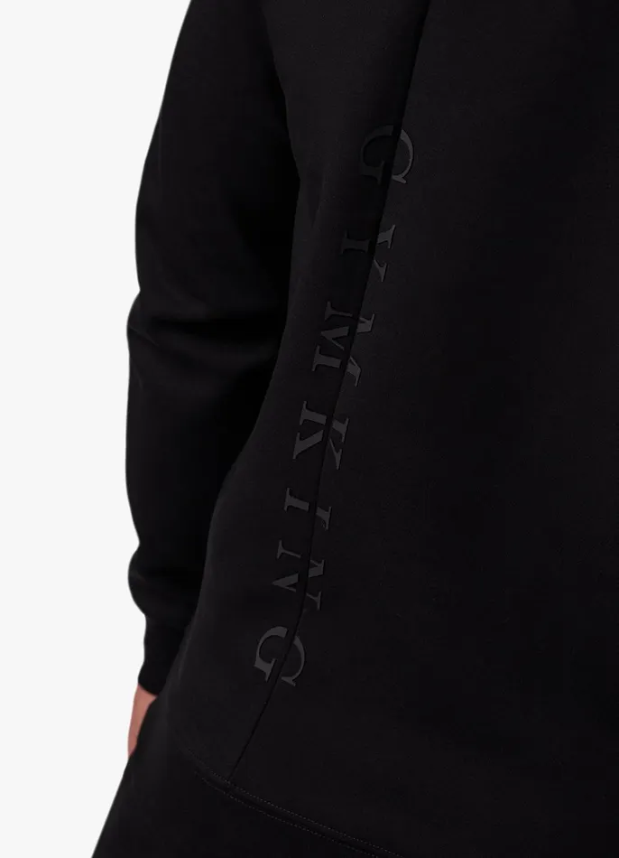 Gym King Sweatshirts and Hoodies Men Split Linear Hood 8211 Black