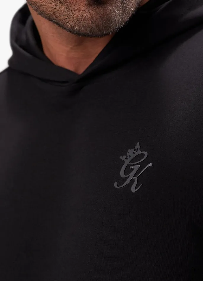 Gym King Sweatshirts and Hoodies Men Split Linear Hood 8211 Black