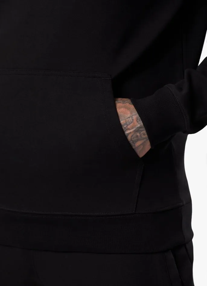 Gym King Sweatshirts and Hoodies Men Split Linear Hood 8211 Black