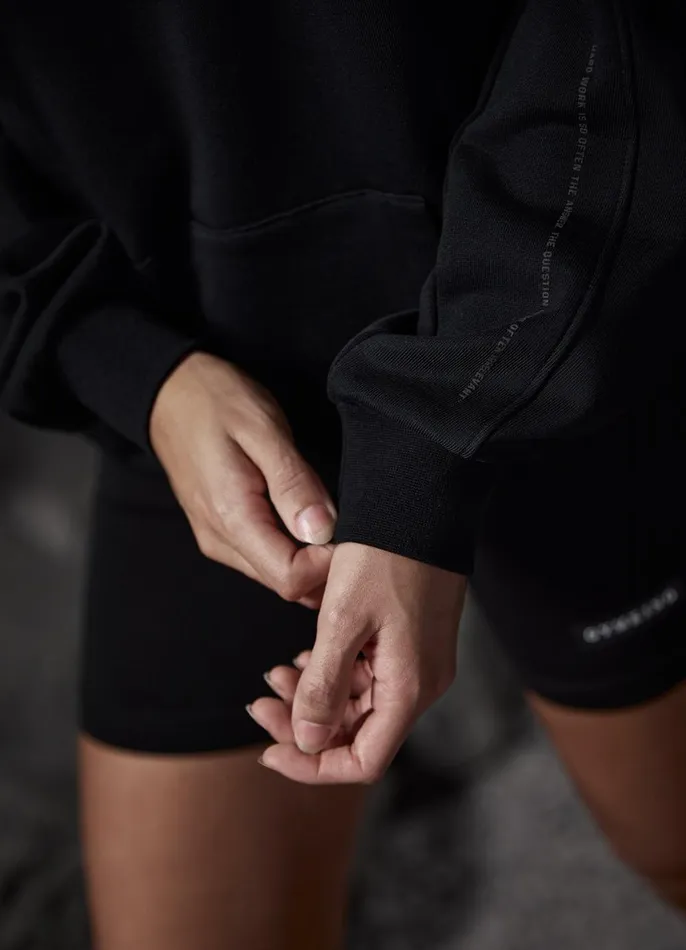 Gym King Sweatshirts and Hoodies Women Stoic Hood 8211 Black