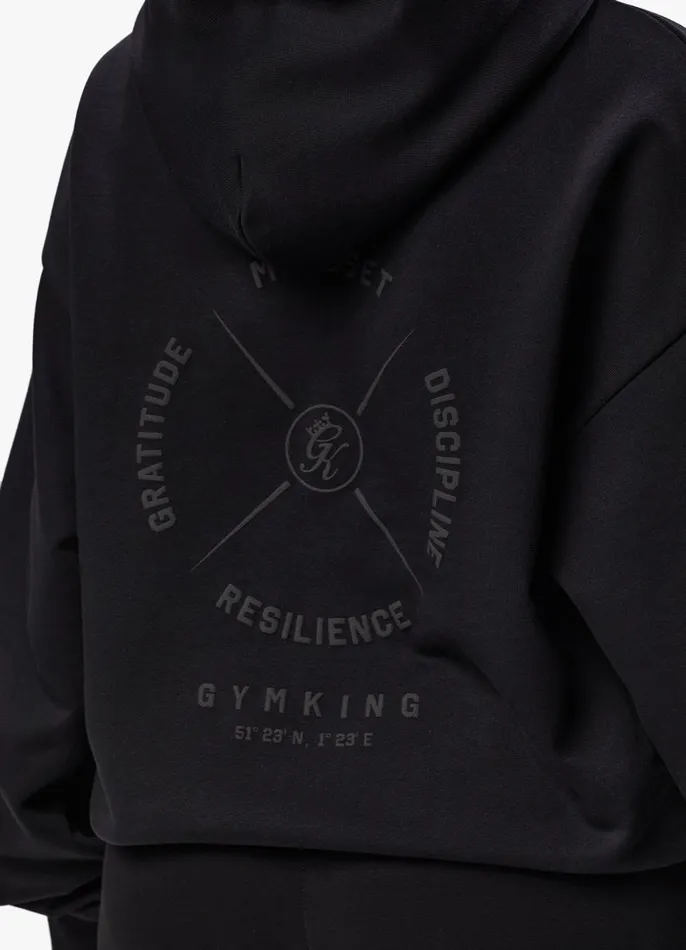 Gym King Sweatshirts and Hoodies Women Stoic Hood 8211 Black