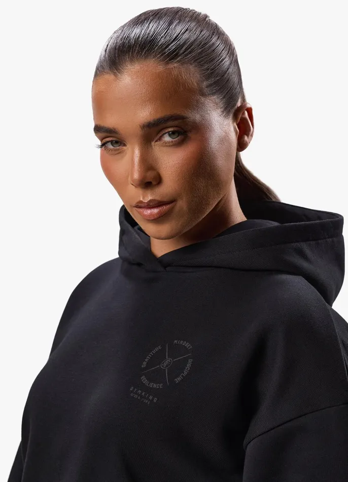 Gym King Sweatshirts and Hoodies Women Stoic Hood 8211 Black