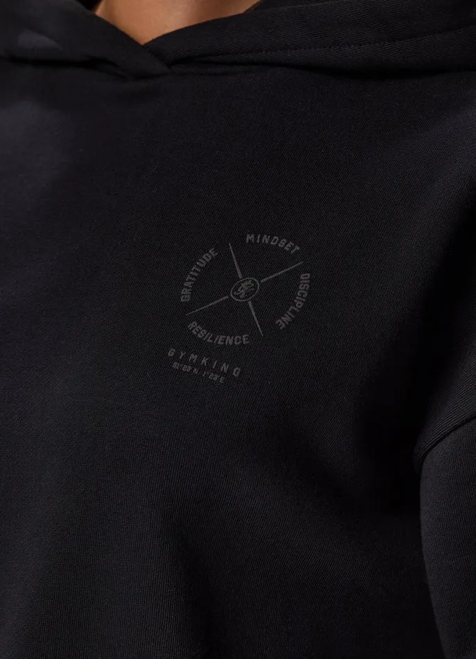 Gym King Sweatshirts and Hoodies Women Stoic Hood 8211 Black