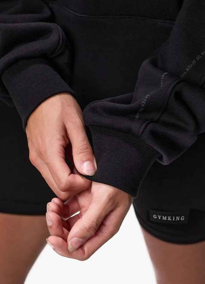 Gym King Sweatshirts and Hoodies Women Stoic Hood 8211 Black