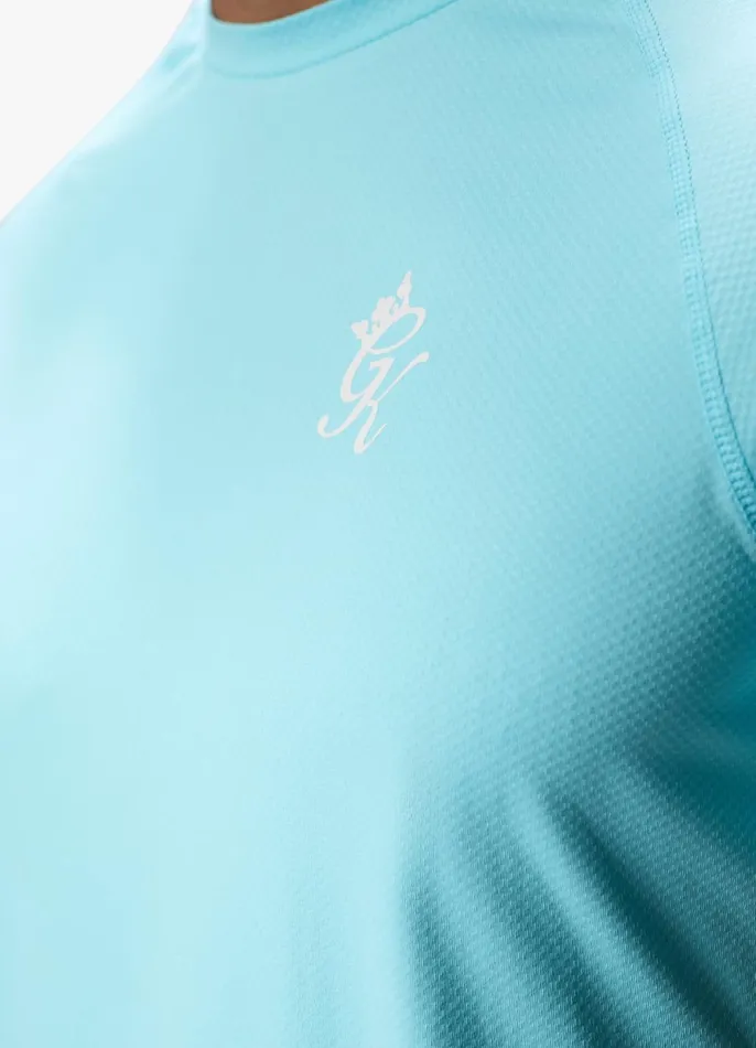Gym King TShirts Men Energy Tee 8211 Aqua Sky