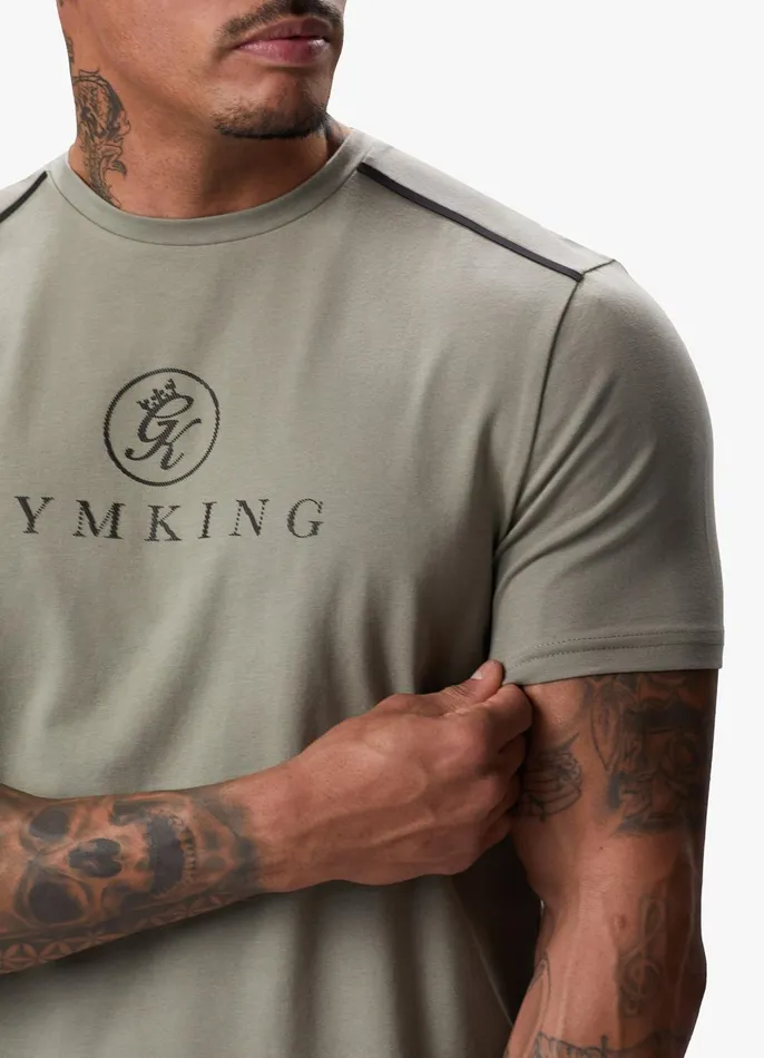 Gym King TShirts Men Pro Logo Tee V2 8211 Khaki